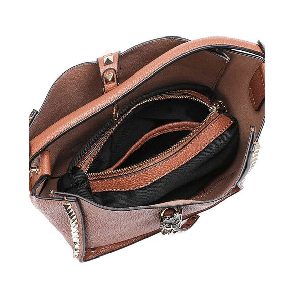 Tiffany & Fred Paris Full-Grain Leather Hobo Bag, Brown - Picture 3 of 3